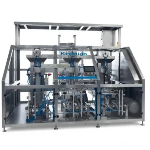 6 station Brick Shape Vacuum Bag Filling and Sealing Machine