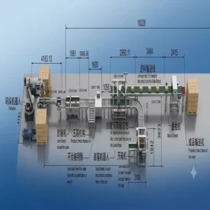 Automatic Fried Chicken VFFS Packing Machine with Delta Robot Carton Palletizer System