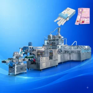 multilane packing machine with cartoning machine
