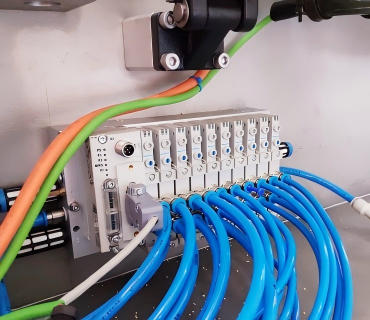 Advantage of A Solenoid Valve Island (or simply “Valve Island”) with integrated I/O (Input/Output) and communication